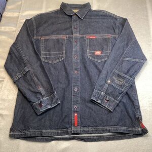 Marc Ecko Dark Denim Shirt Jacket